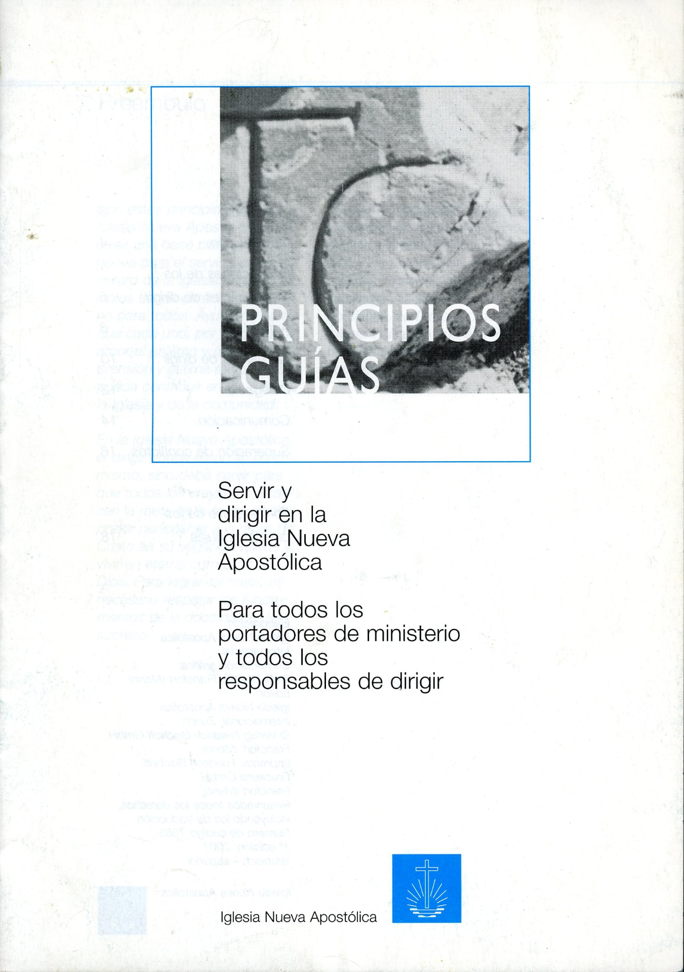Portada del libro «Servir y dirigir en la Iglesia Nueva Apostólica», de Iglesia Nueva Apostólica
