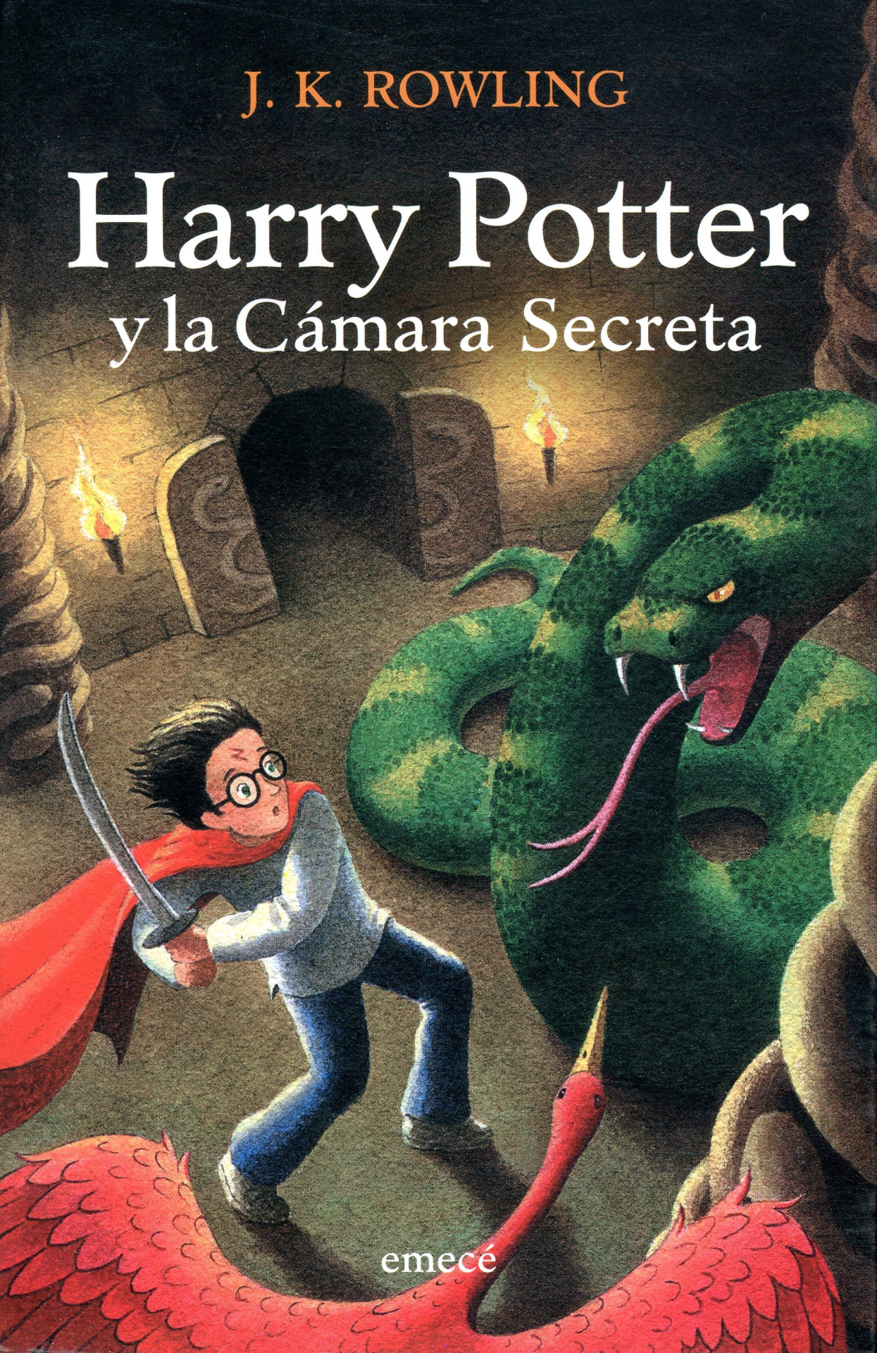 Portada del libro «Harry Potter y la Cámara Secreta», de J. K. Rowling