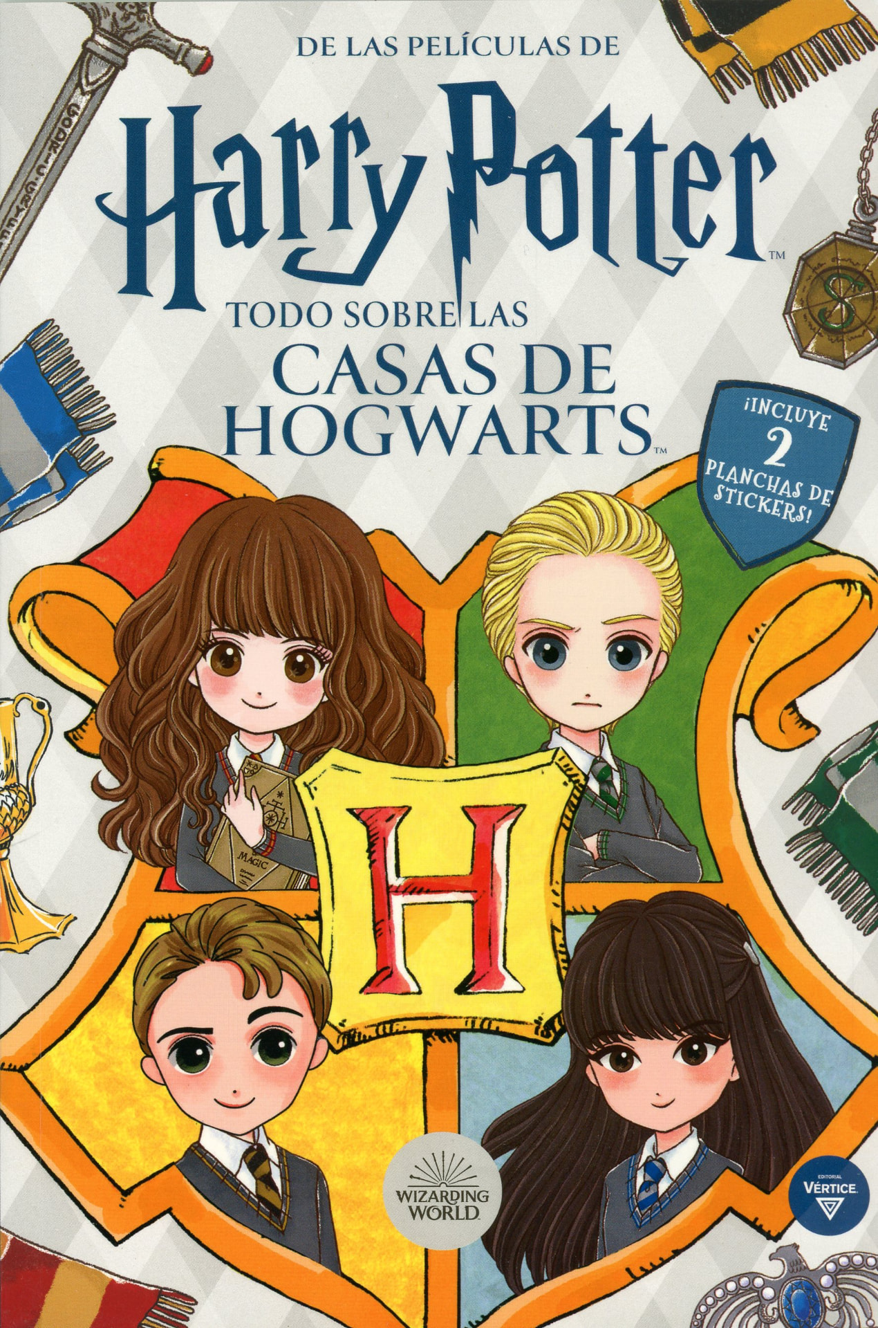 Portada del libro «Harry Potter - Todo sobre las Casas de Hogwarts», de Wizarding World