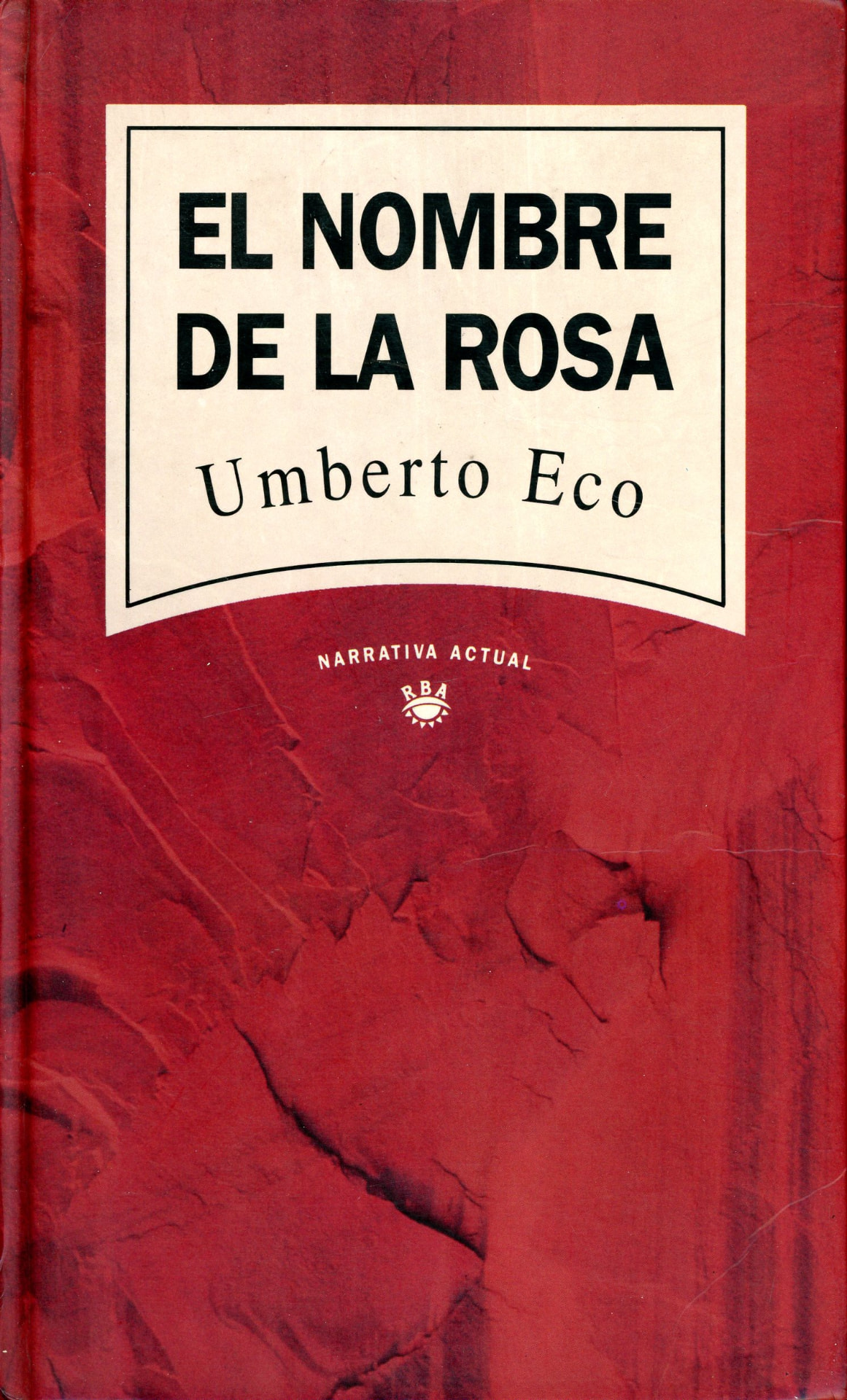 Portada del libro «El nombre de la rosa», de Umberto Eco