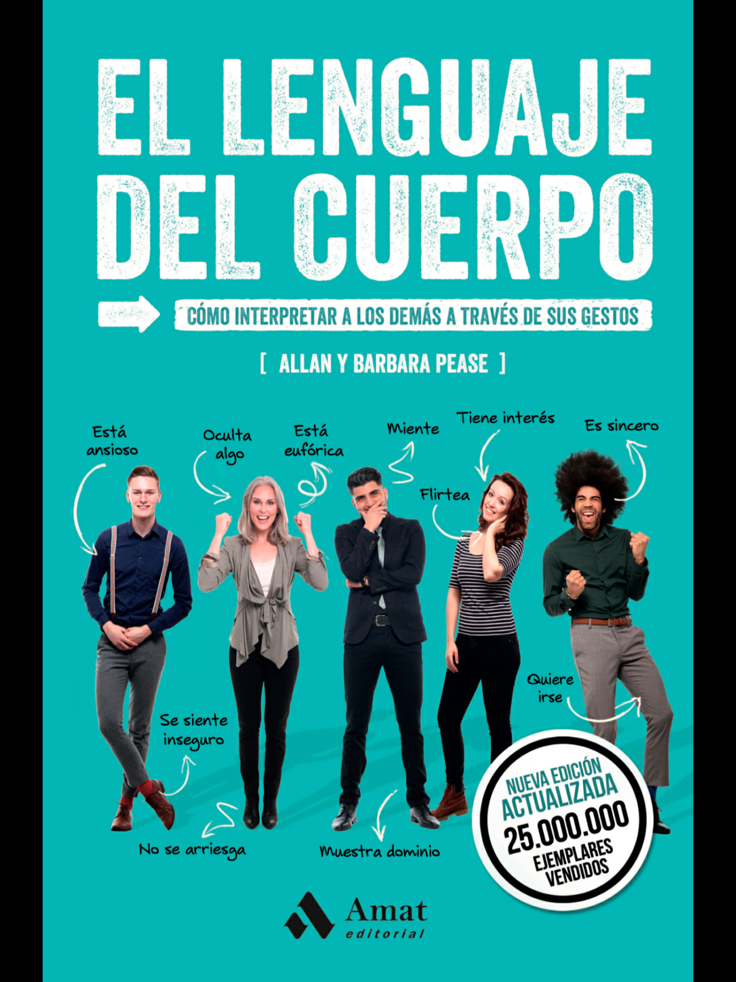 Portada del libro «El Lenguaje del Cuerpo», de Allan y Barbara Pease