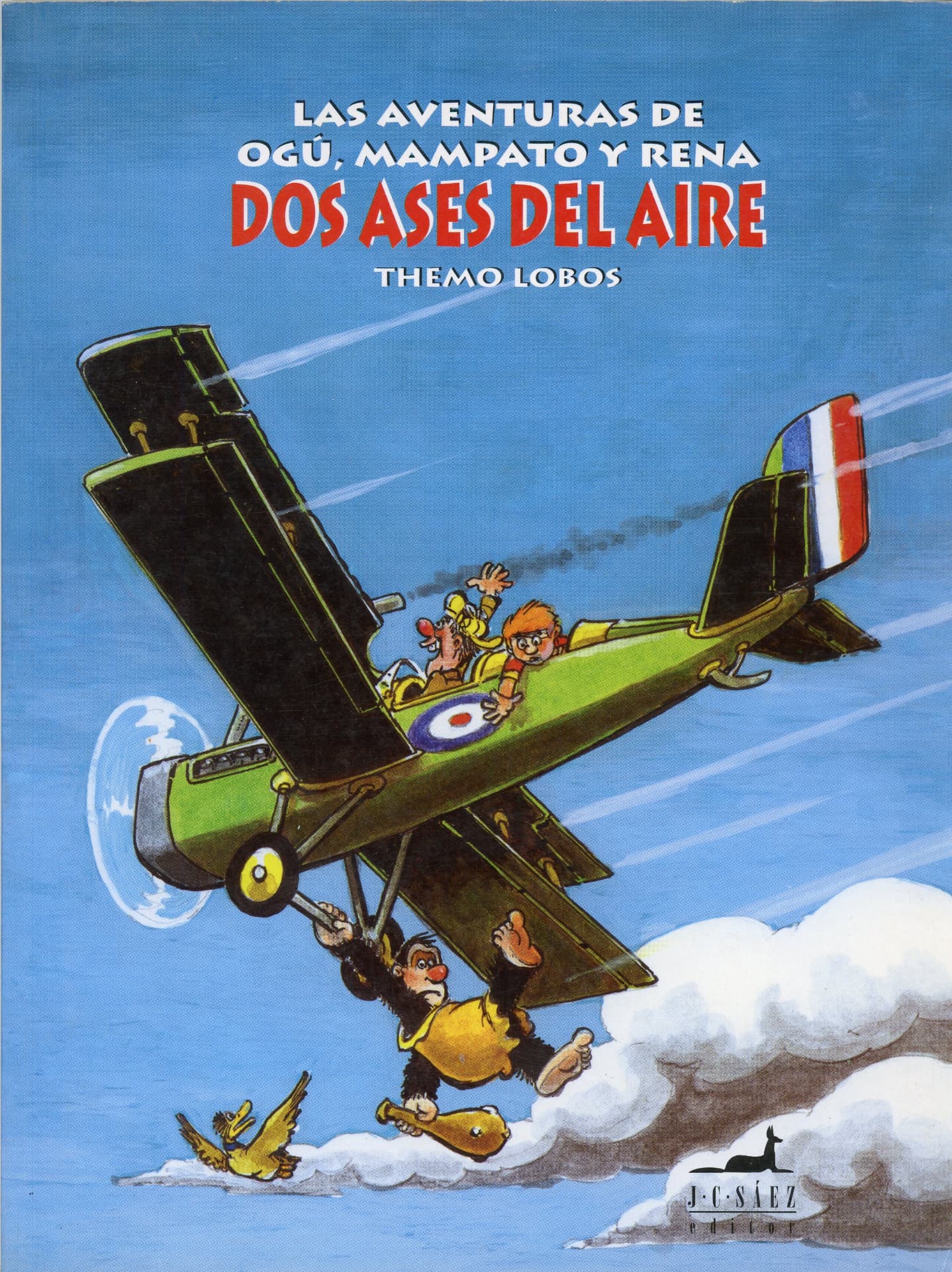 Portada del libro «Dos Ases del Aire», de Themo Lobos