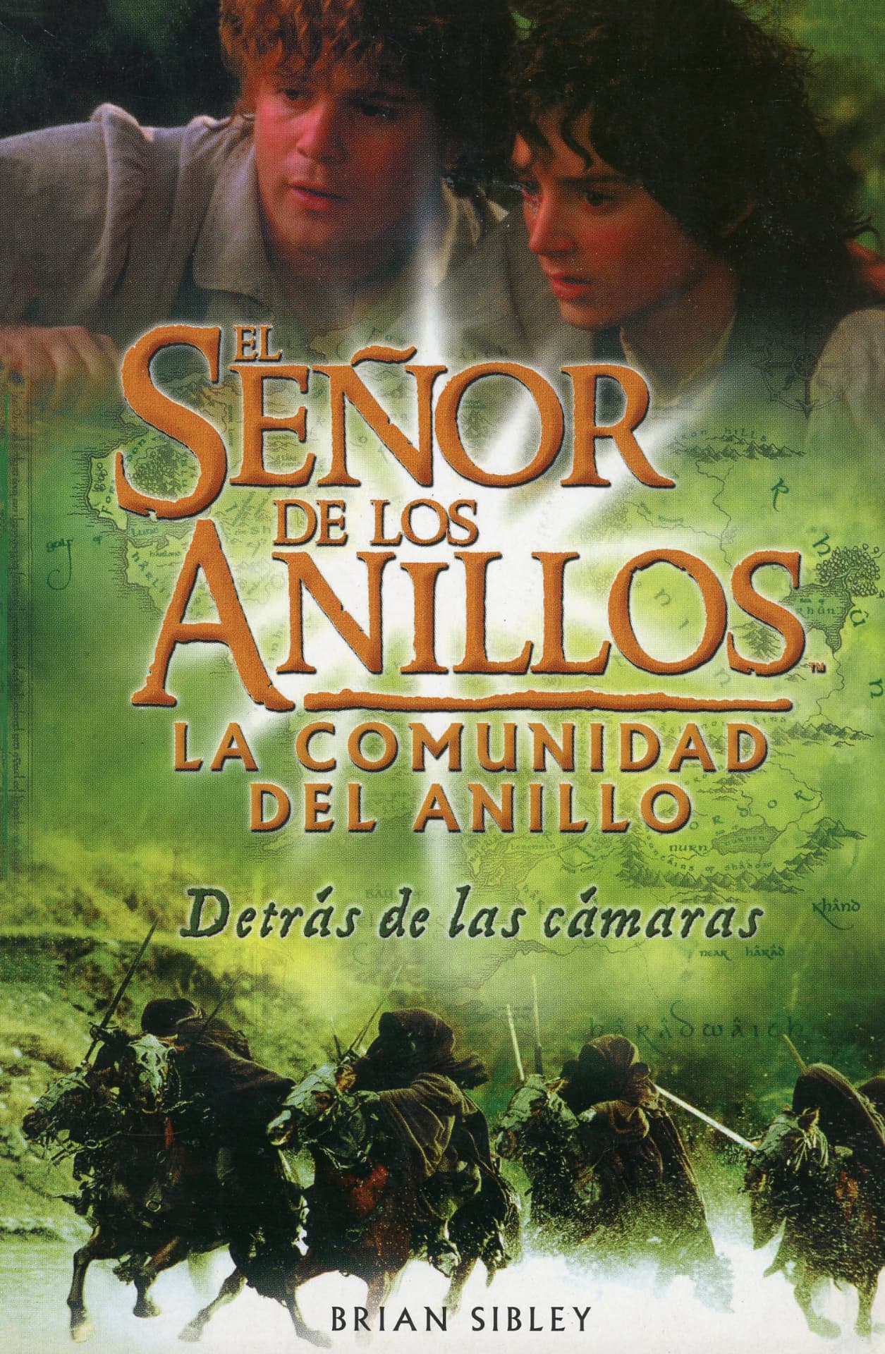 Portada del libro «El Señor de los Anillos: La Comunidad del Anillo (detrás de las cámaras)», de Brian Sibley