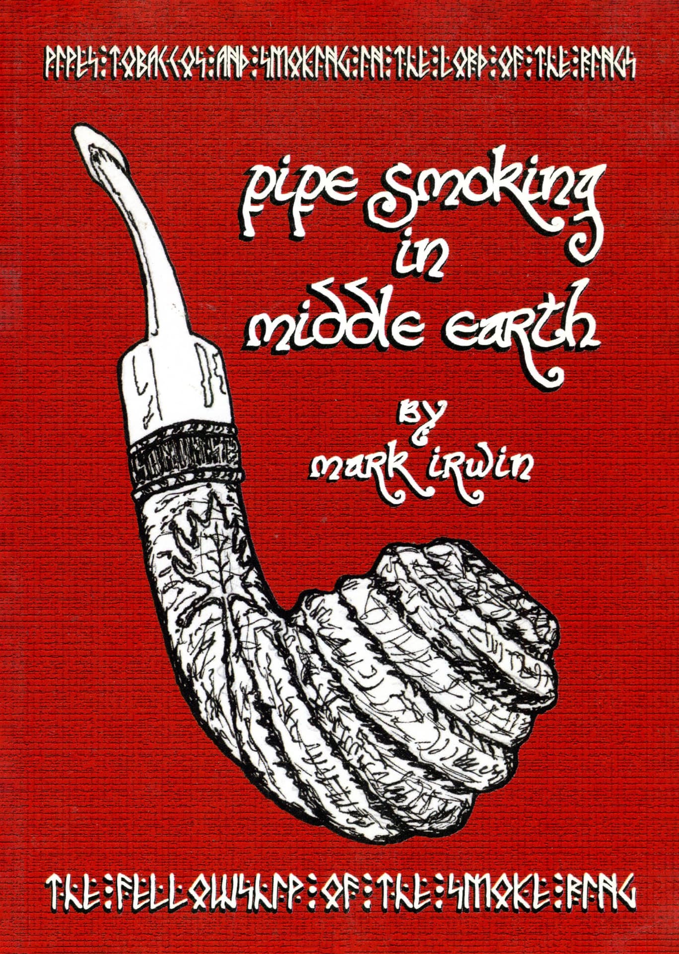 Portada del libro «Pipe Smoking in Middle Earth», de Mark Irwin
