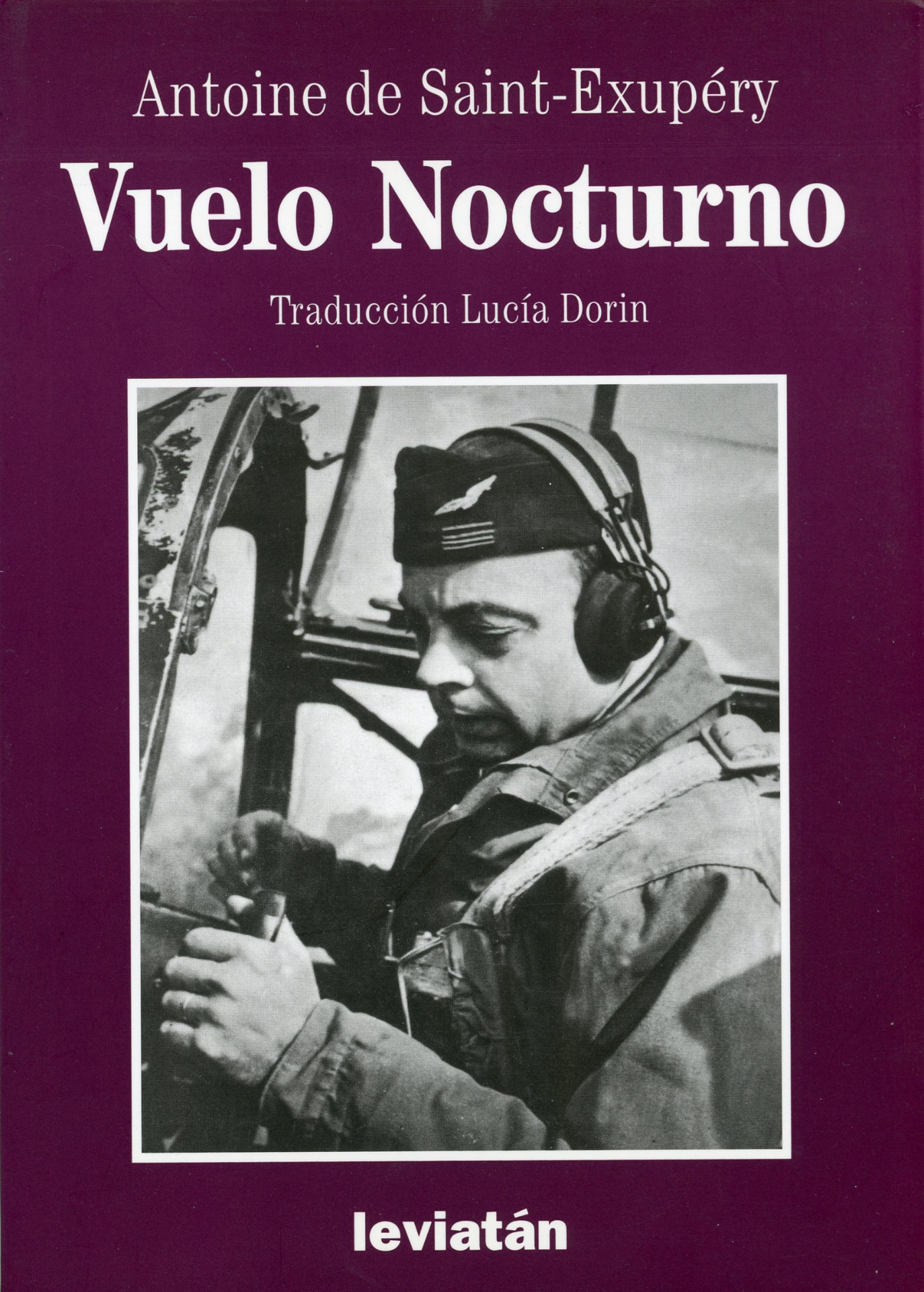 Portada del libro «Vuelo Nocturno», de Antoine de Saint-Exupéry