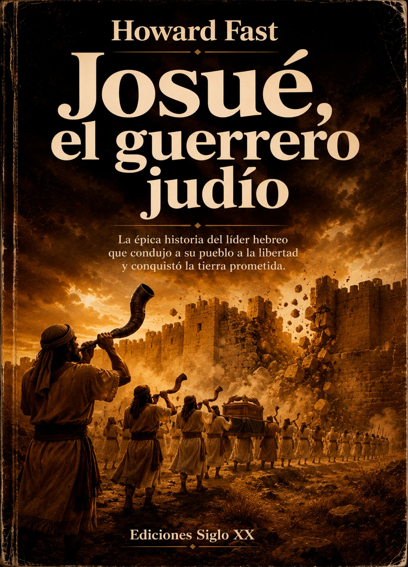 Portada del libro «Josué, el guerrero judío», de Howard Fast