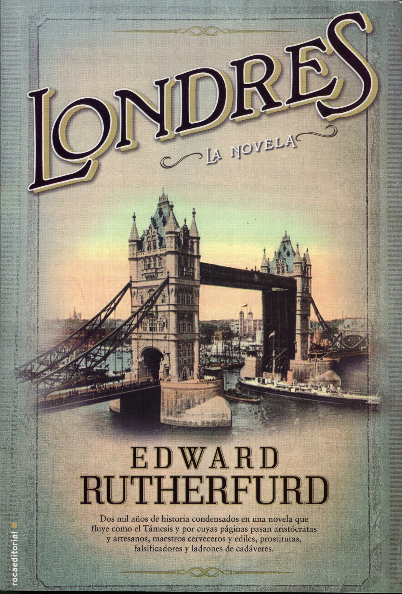 Portada del libro «Londres - La Novela», de Edward Rutherfurd