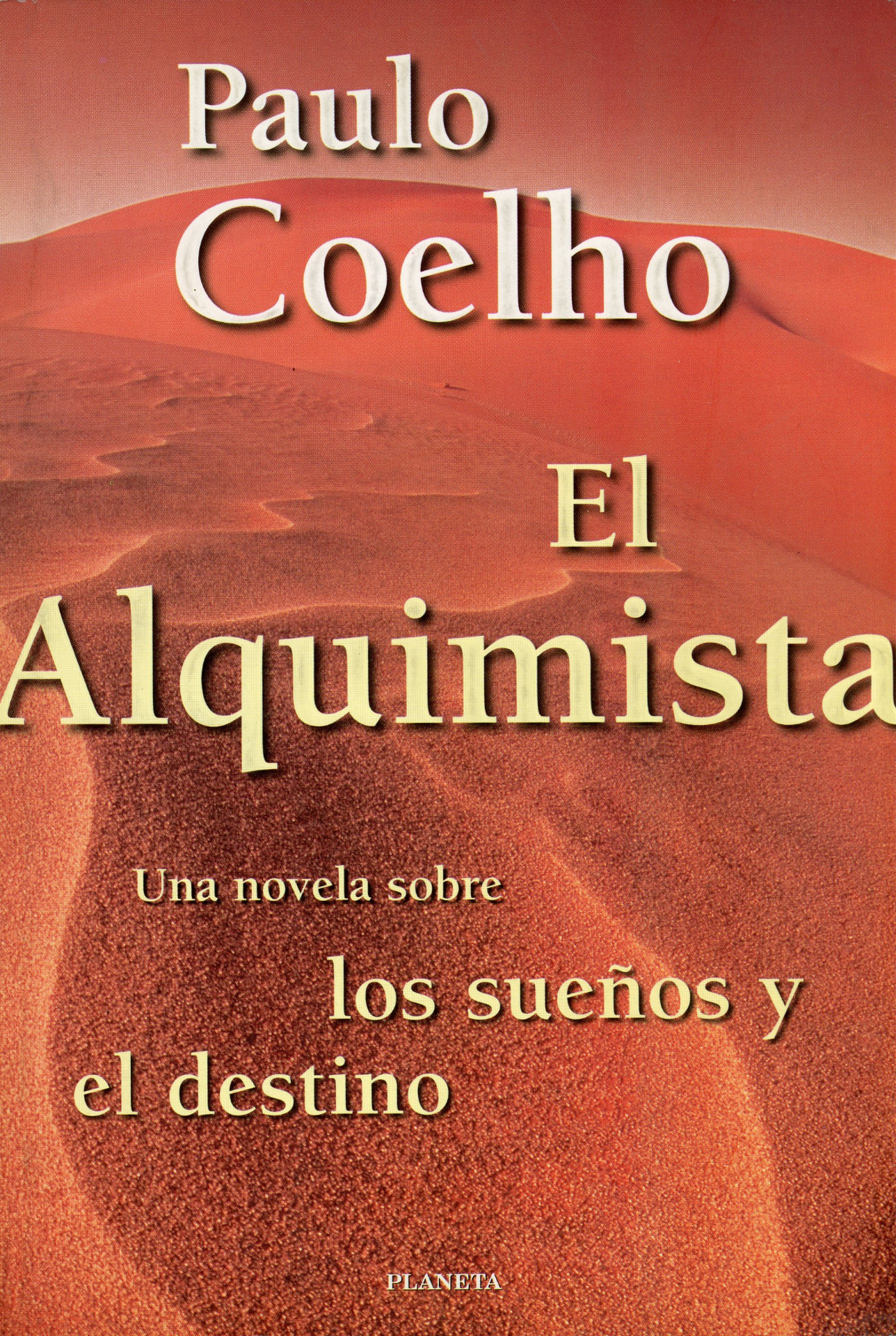 Portada del libro «El Alquimista», de Paulo Coelho