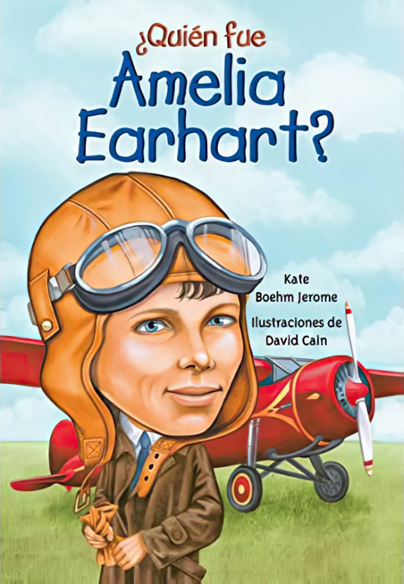 Portada del libro «¿Quién fue Amelia Earhart?», de Kate Boehm Jerome