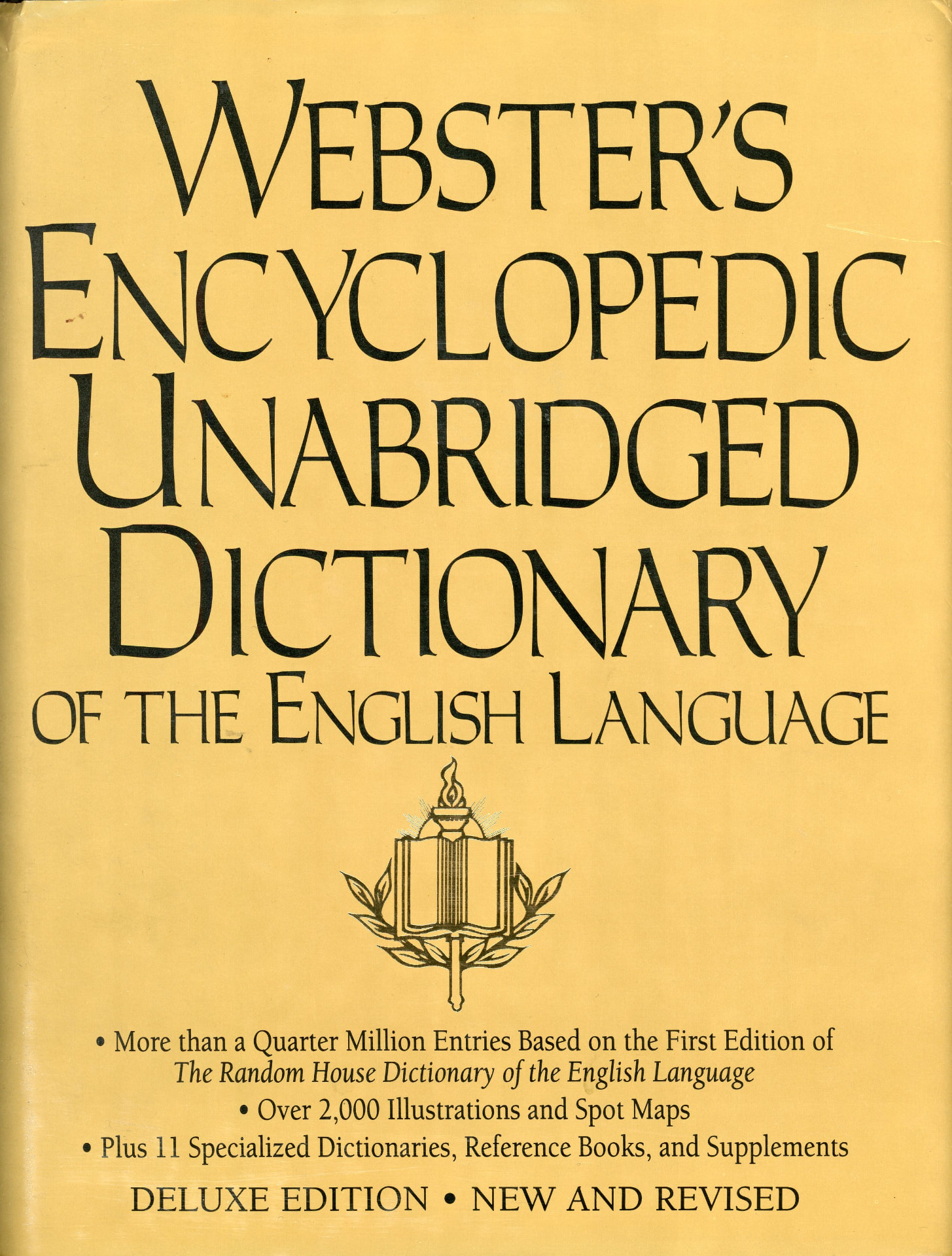Portada del libro «Webster´s Encyclopedic Unabridged Dictionary»