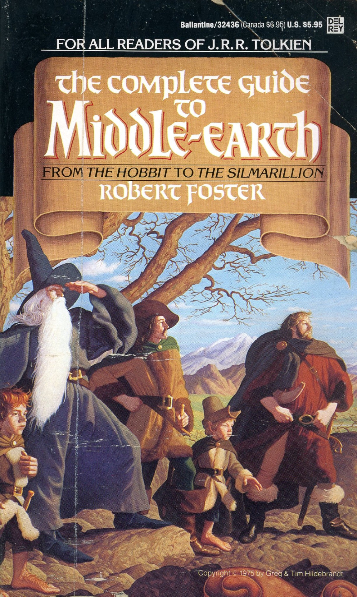 Portada del libro «The Complete Guide to Middle-earth», de Robert Foster
