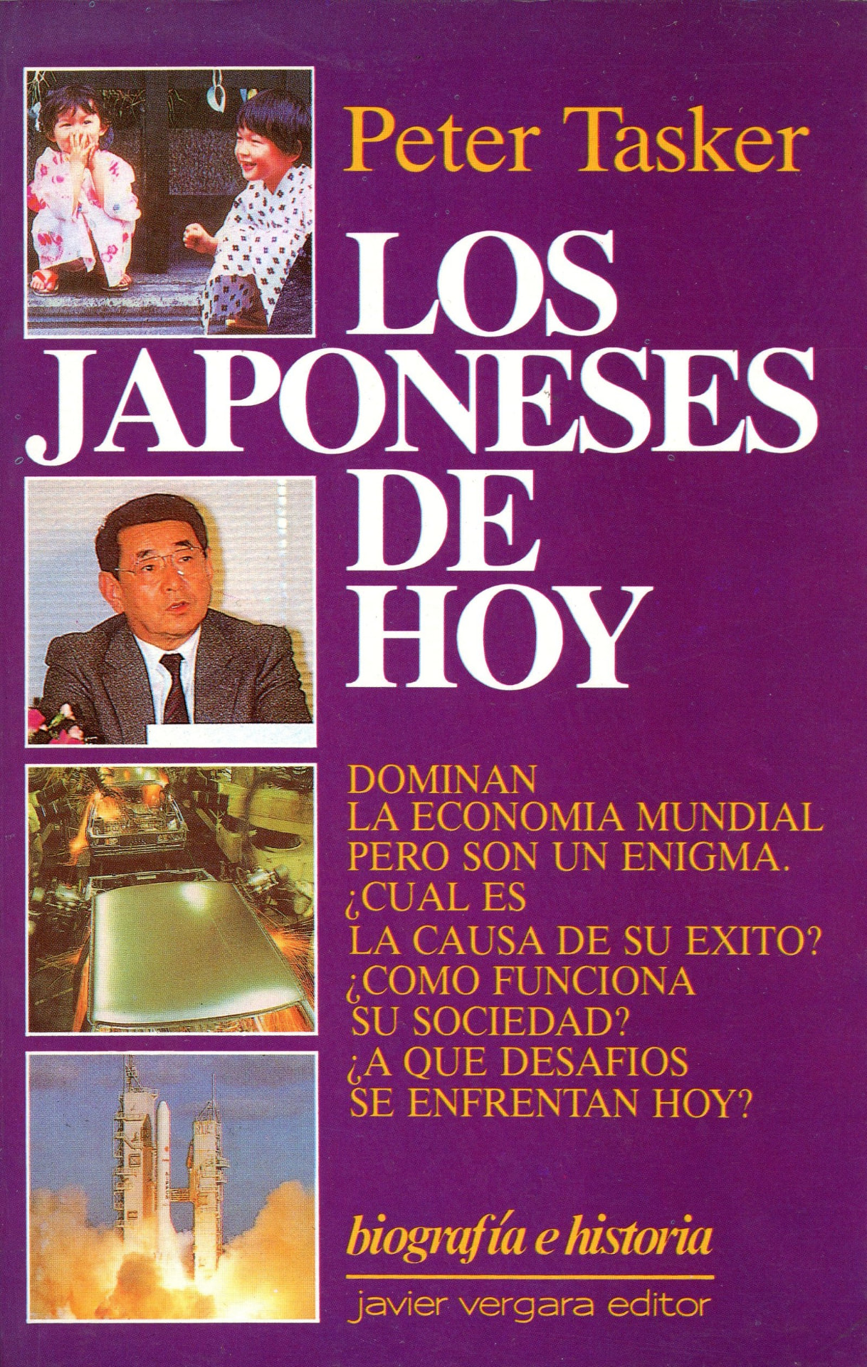 Portada del libro «Los japoneses de hoy», de Peter Tasker