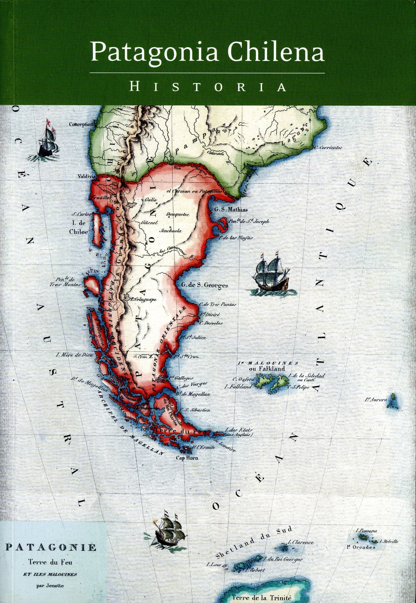 Portada del libro «Patagonia Chilena: Historia», de Francisco Fantini Jarpa