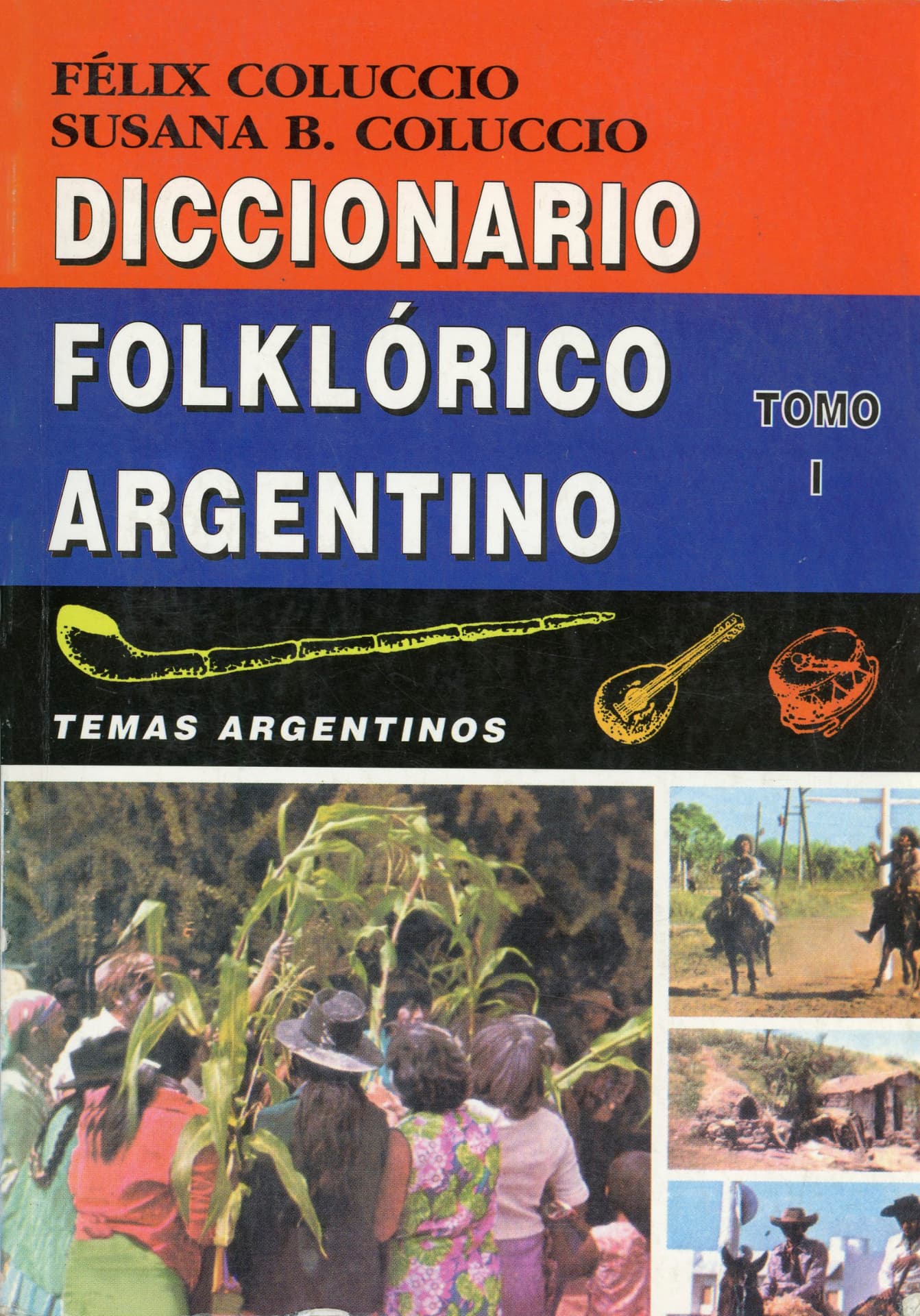 Portada del libro «Diccionario Folklórico Argentino», de Félix Coluccio y Susana B. Coluccio