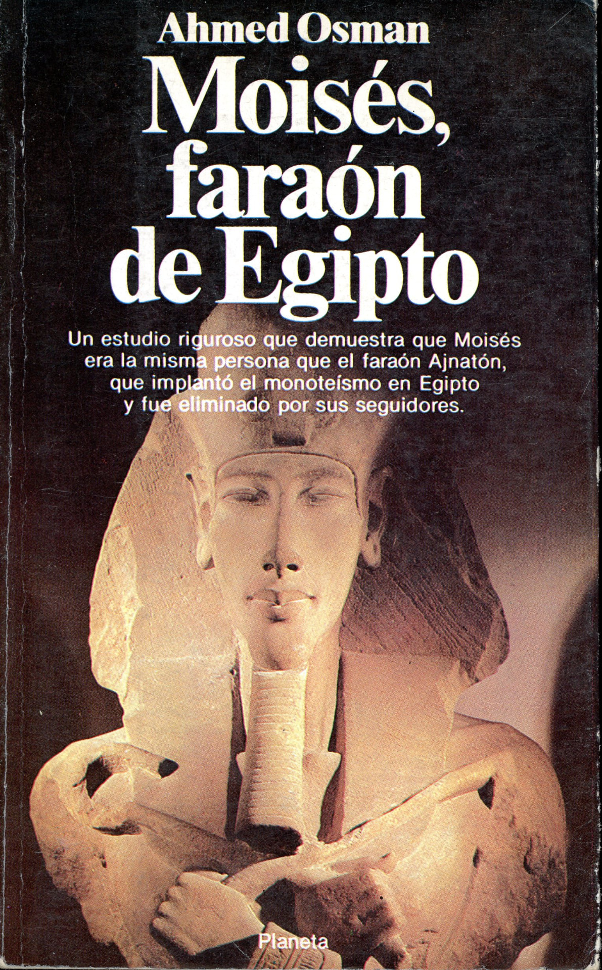 Portada del libro «Moisés, faraón de Egipto», de Ahmed Osman