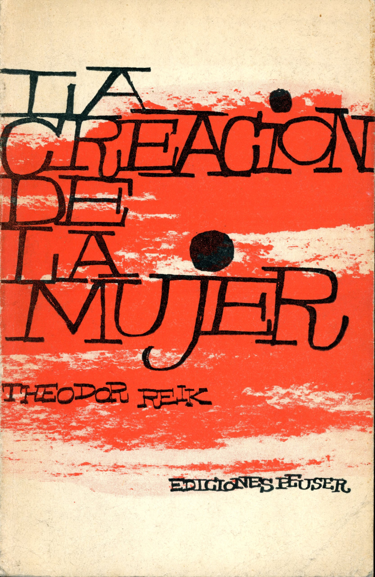 Portada del libro «La creación de la mujer», de Theodor Reik
