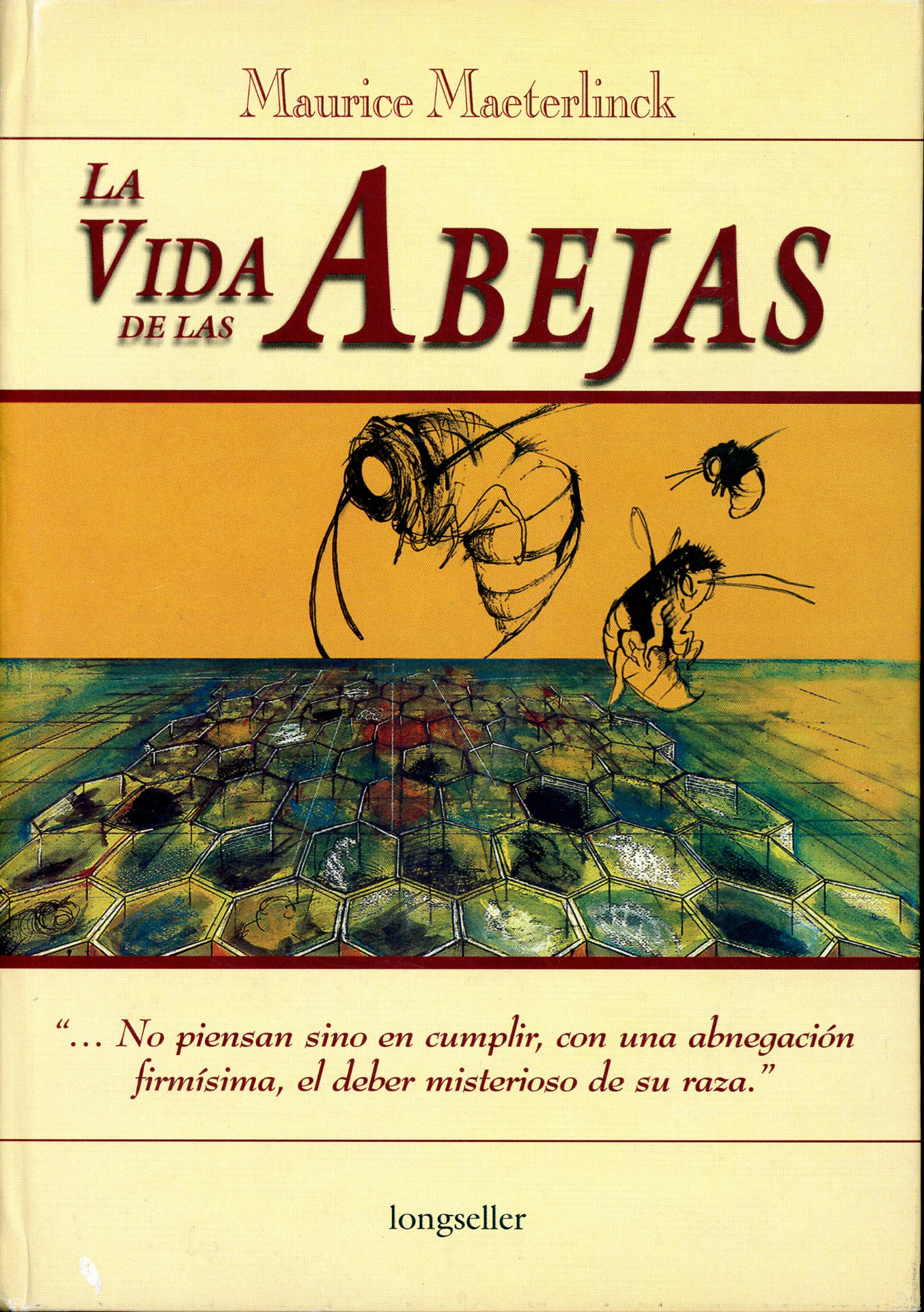Portada del libro «La Vida de las Abejas», de Maurice Maeterlinck